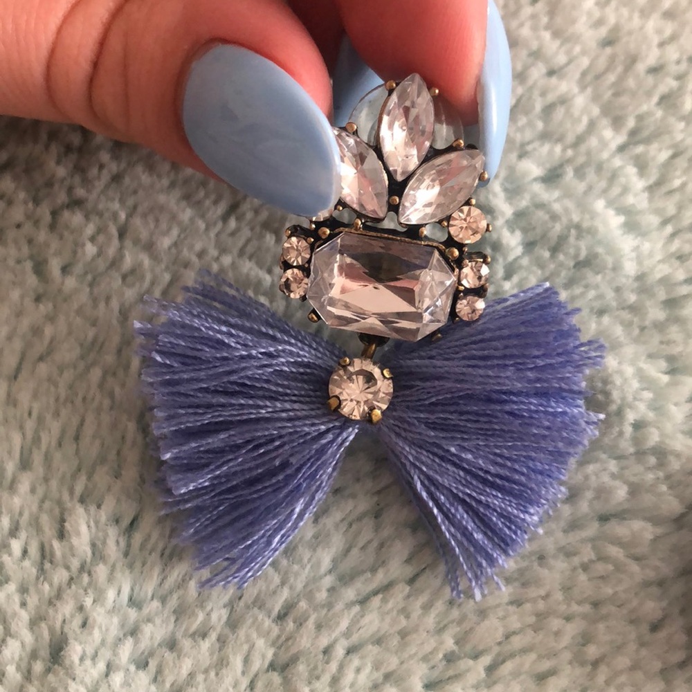 Tassel stud earrings - Picture 8 of 9